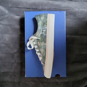 Keds Jumpkick Abstract Floral Olive Shoes Size 8! NIB!
